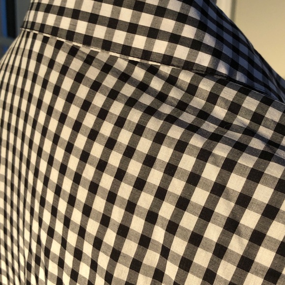 Guess black and White checkered blouse - Picture 5 of 6